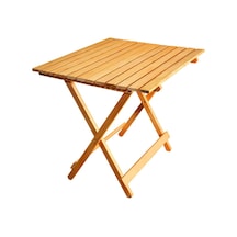 Ahşap Katlanır Masa Piknik Masası Balkon Masası Meşe