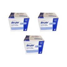 Beybi 26Gx1/2" Steril KAHVE RENGİ İğne Ucu 100 Adet X3 KUTU