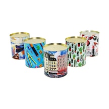 İbico-6007 Metal Kumbara Resimli Ç: 15cm Y: 17.5cm Mega Boy - 36'li Paket Diğer