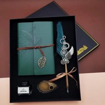 Lb Mürekkepli Divit Kalem Ve Defter Set