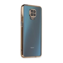 Xiaomi Redmi Note 9 Pro Kılıf Razer Lensli Silikon - Gold Altın