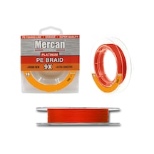 Mercan Platinum Pe 9X Örgü İp 300 M Turuncu Misina