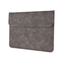 Geekyou Klasik Gri Pu İş Laptop Çantası - 13.3 İnç'e Kadar Dizüstü Bilgisayar, Tablet, Telefon Ve Dökümanları Taşıma - Yatay Stil