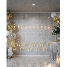 Dekoratif Yıldız Peri Led Perde 3x3 Metre Uczzzyıldızperiled-8 Çok Renkli