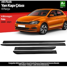 S-dizayn Vw Polo Abs Plastik Yan Kapı Koruma Çıtası 2009-2021 A+ Kalite