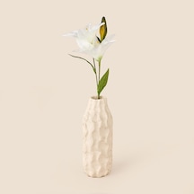 Deco Zambak Yapay Dal Çiçek - Beyaz - 61 Cm Çok Renkli