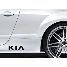 Kia Yapıştırma Marşpiyel Yazısı Sticker 2 Adet
