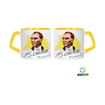 Atatürk Kupa Bardak Tek Adet 0625 Çok Renkli