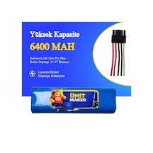 Roborock Q8 Max Pro Plus Robot Süpürge 6400 Mah 14.4v Batarya