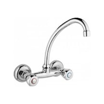 Mutfak Batarya Duvardan Çevirmeli Batarya - Oynar Kuğu Borulu