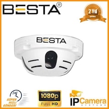 2 Mp 1080p Duman Dedektör Görünümlü Ip Poe Dome Kamera