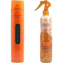 Morfose Ultra Strong Saç Spreyi 400 ML + Argan Turuncu Fön Suyu 400 ML