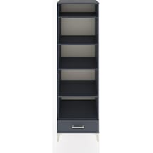 Hyperion Dolap 5 Raflı Tek Çekmeceli 60x44x195 Antrasit-antrasit Antrasit