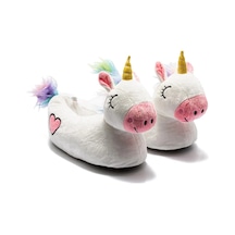 Twigy Pink Corn Kadın Hayvanlı Panduf Beyaz 36/41 Beyaz