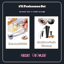 2'li Ceviz Fındık Kırma Aleti Ve Sarmısak Ezici