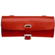 Brooks Challenge Sele Altı Deri Çanta Kırmızı B7436 A07216 Siyah