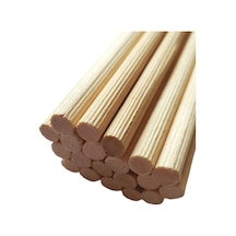 Ahşap Kavale Çubuk Çıta Yivli Kayın Kavela 15 Cm 12 Mm 30 Adet