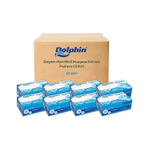 Dolphin Mavi Nitril Eldiven Pudrasız S 20 x 100 Adet