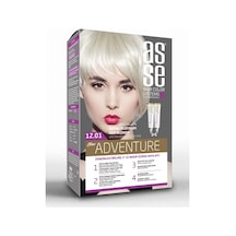 Asse Adventure Set Saç Boyası, Kalıcı Ve Canlı Renkler 1+1 İki Kullanım Seti No:12.1 Extra Küllü Pl