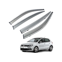 Vw Polo Hb Mügen Cam Rüzgarlığı Kromlu Rüzgarlık Paslanmaz Kromlu 2009-2017 Arası Füme Renk