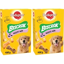 Pedigree Biscrok Multi Mix Köpek Ödül Bisküvisi 2 x 500 G