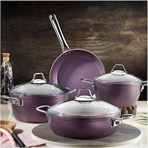 Kütahya Porselen Helen 7 Parça Mürdüm Granit Set
