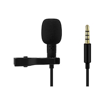 Reedark Kablolu Mini Yaka Mikrofonu - Canlı Yayın Ve Kayıt İçin Gürültü Azaltmalı 360 Ses Alma