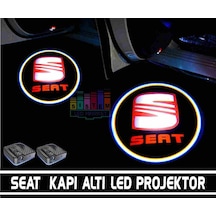 Seat Araçlar İçin Pilli Yapıştırmalı Kapı Altı Led Logo N11.8647