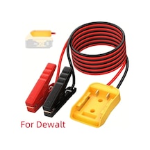 Xuweiwei Milwaukee Ve M18 İçin 20v Sarı Güç Tekerlekli Pil Adaptörü 18288 Cm Atlama Kablosu Kelepçeleri Taşınabilir Akü Başlatıcı