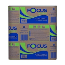 Focus Optimum 5050407 Z Katlamalı Dispenser Havlu 200'lü 12 Paket 20 x 24 CM