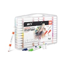 Art X Acrylic Duo Marker Çift Uçlu Su Bazlı Boyama Kalemi 48 Renk Set