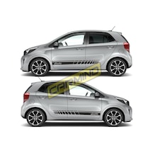 Kia Picanto Yan Şerit Sticker