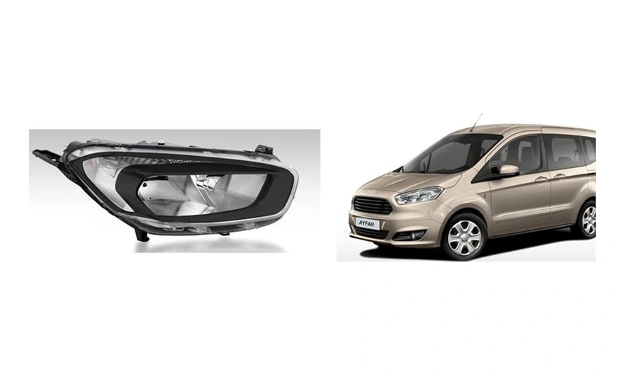 Far Sol Ford Transıt Courıer 14- Motorlu Siyah Çerçeveli