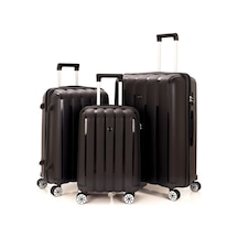 Dört Tekerlekli 3'Lü Set Polipropilen Kırılmaz Valiz