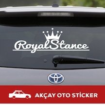 Royal Stance Sticker Taç Sticker Araba Aksesuarı Royal Oto Sticke