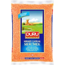 Duru Bakliyat Kırmızı Yaprak Mercimek 1 KG