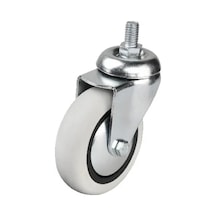 Hubrendy Çer Hts 352 - 75x25 Mm Pvc Makaralı Vidalı Teker 4 Adet