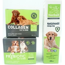 Köpekler İçin Omega3-6-9 + Prebiyotik 30x1gr +kolajen 30x1gr