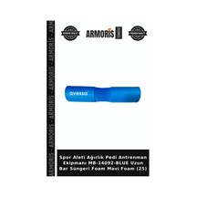 Spor Aleti Ağırlık Pedi Antrenman Ekipmanı Mb-14092-blue Uzun Bar Süngeri Foam Mavi Foam 25