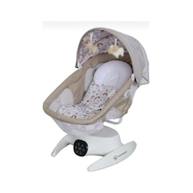 Babyhope Turhan Bebe Otomatik Sallanır Kumandalı Beşik Gri