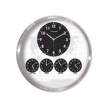 Time Gold 5'Li Dünya Saati Metal 60 Cm (239193015) Altın