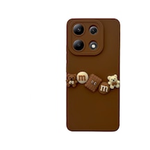 Xiaomi Redmi Note 13 Pro 4g Kılıf 3d M Bear Kamera Korumalı Silikon Kapak