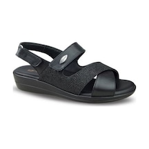 Ceyo 9863-42 Siyah Bayan Sandalet