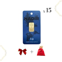 Nadir 15 Adet 1 Gr 24 Ayar Altın