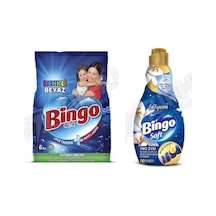 Bingo Tüm Renkler Deterjan 6 Kg+ Soft Yumuşatıcı 1440 Ml 2'li Set Diğer