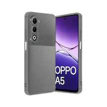Oppo A5 4g Auto Focus Karbon Kapak - Gri 0.2M-Çok Renkli