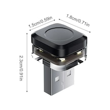 Iç Araba Işıkları Led Ortam Işığı Usb Iç Araba Işık Kablosuz Renkli Red Light 1 Piece Set