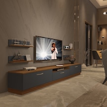 Decoraktiv Trendstyle 270r Mdf Tv Ünitesi Tv Sehpası Ceviz - Antrasit