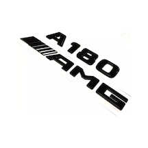 Benz A180 Ve Amg Piano Black Bagaj Yazısı Seti 2'li 3m 3d Abs