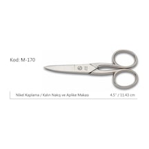 Hubrendy Kargo Europe Kalın Nakış Makası Süper Kalite No:4.5 11,43 Cm